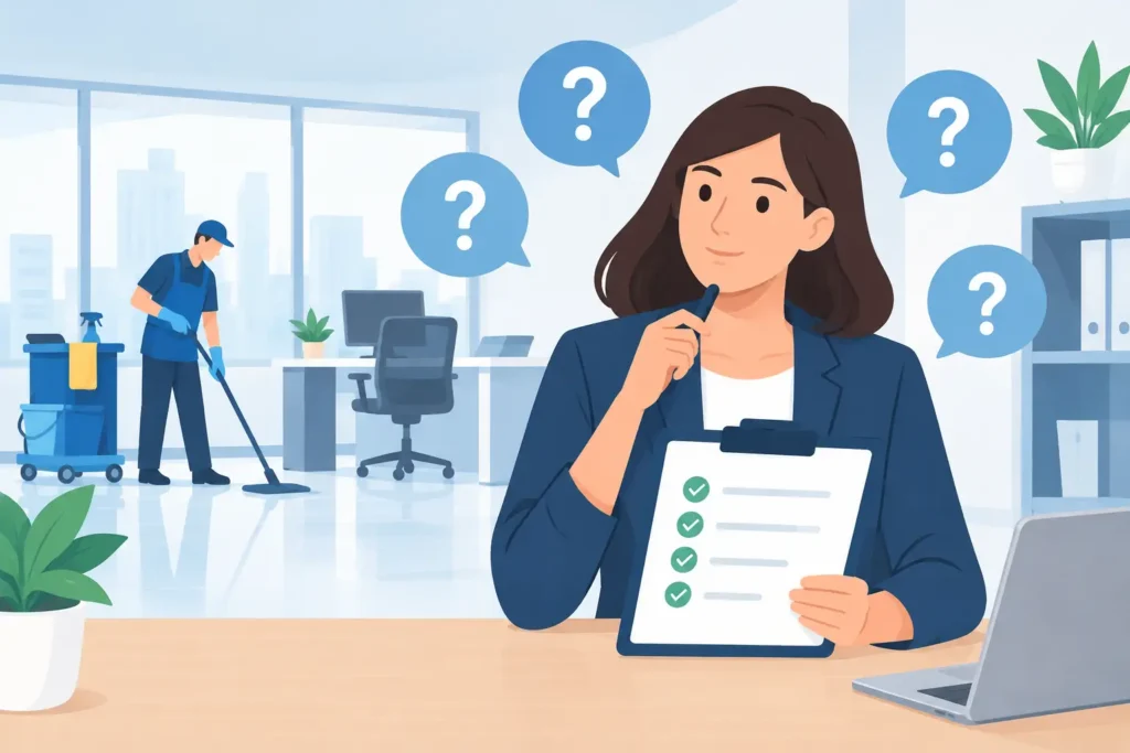 12 Office Cleaning Questions to Ask First