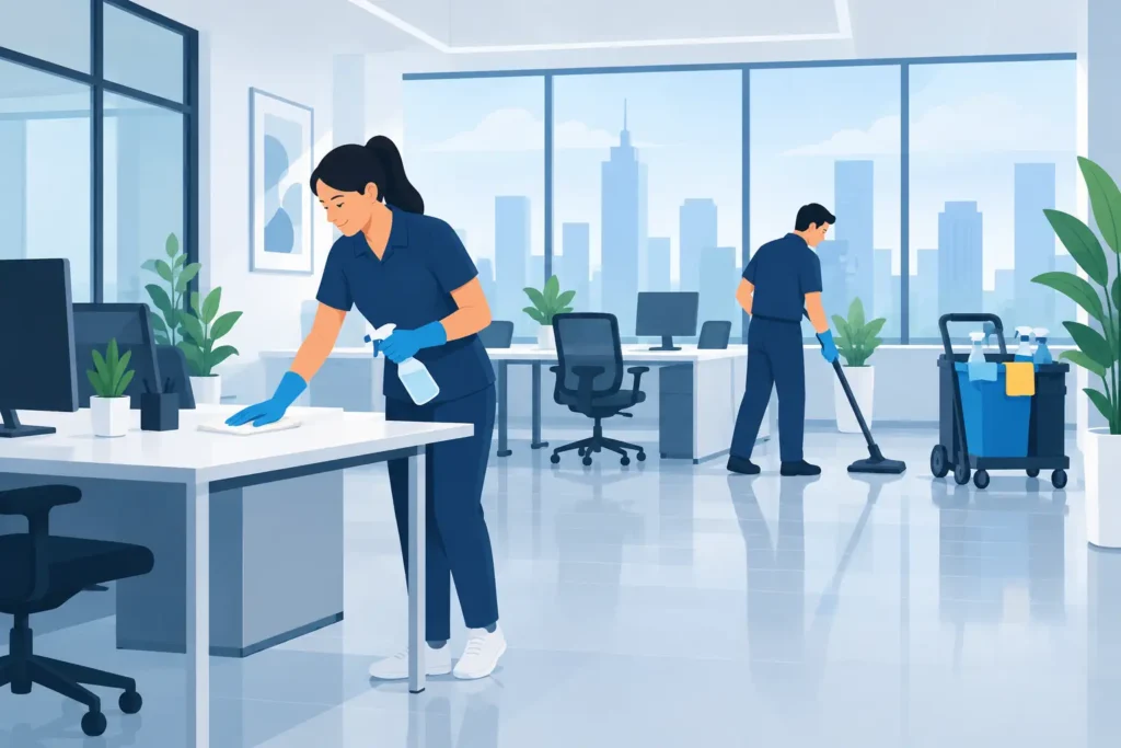 Commercial Cleaning That Keeps Work Moving