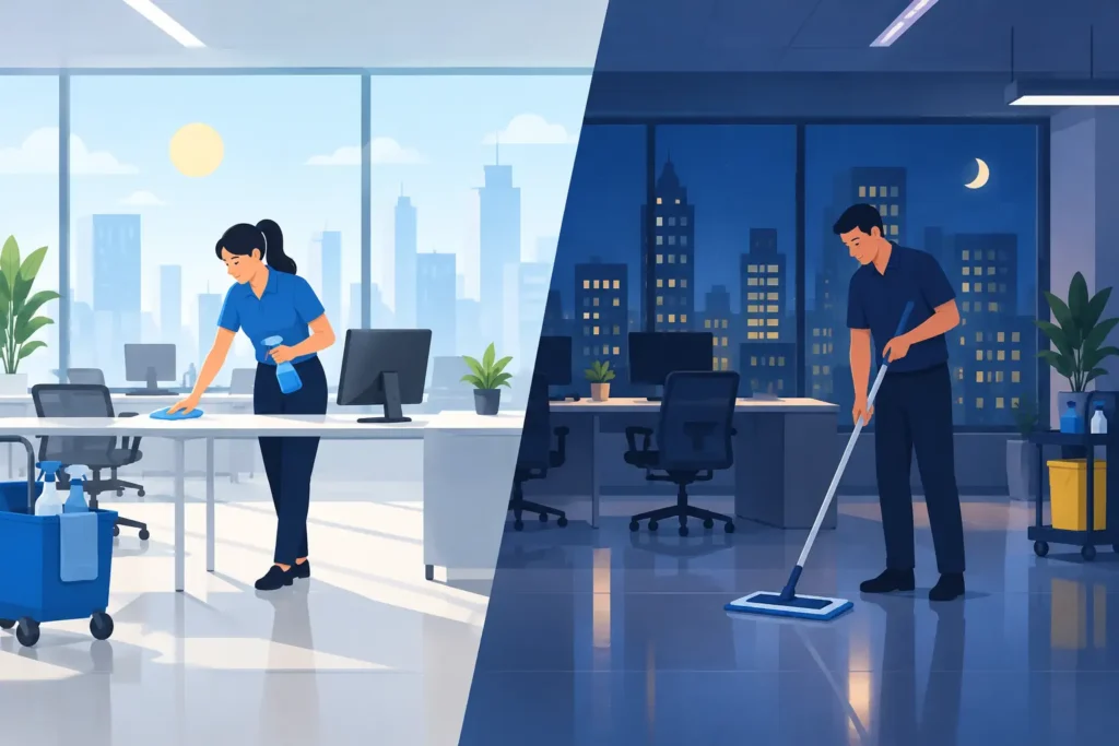 Daytime Versus Evening Office Cleaning Choices