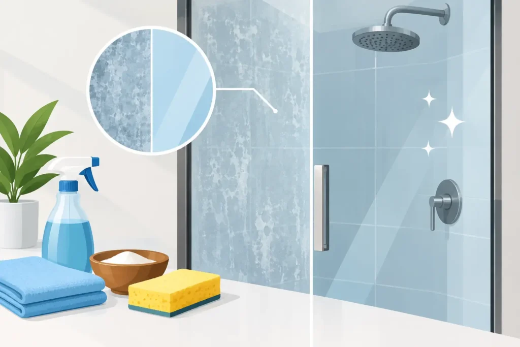 How to Remove Shower Buildup Without Damage