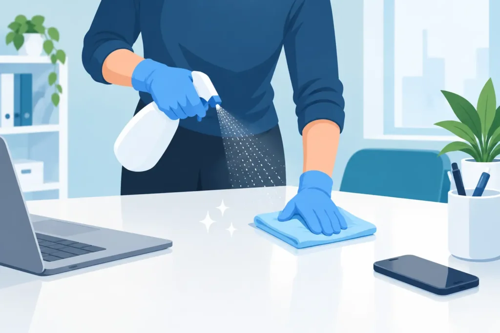 How to Sanitize High-Touch Surfaces Safely