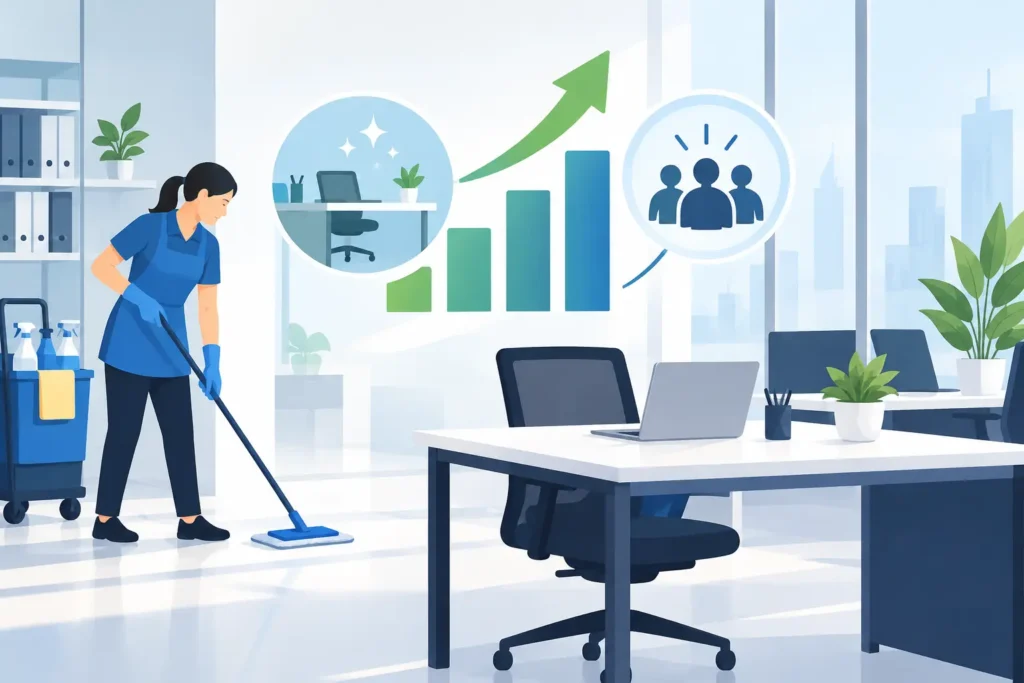 Office Cleaning Productivity Case Study Results