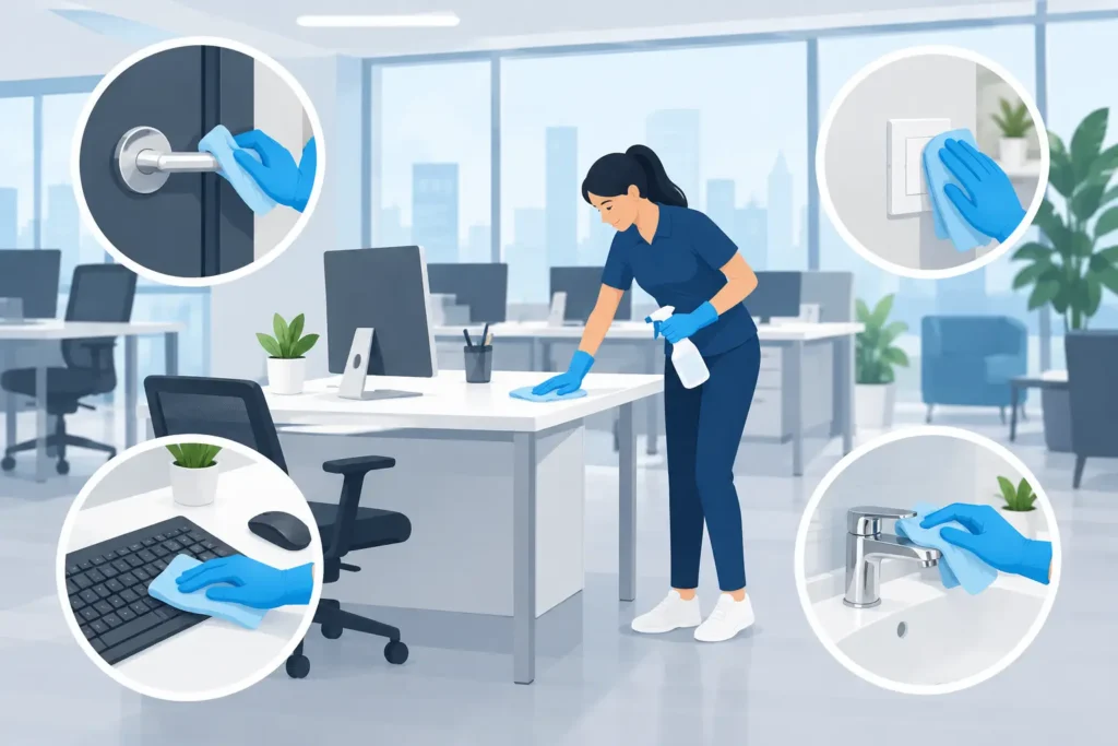 Top Office Areas Needing Cleaning Every Day